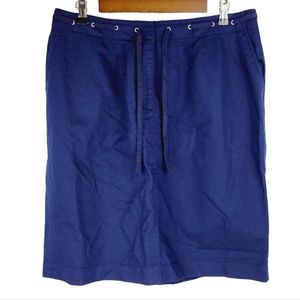 Talbots Blue Pencil Skirt